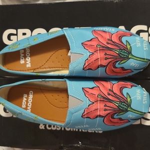 Groove Bags Canvas Flower Anatomy shoes